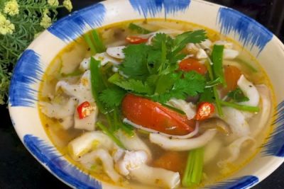 Các món canh chay từ nấm