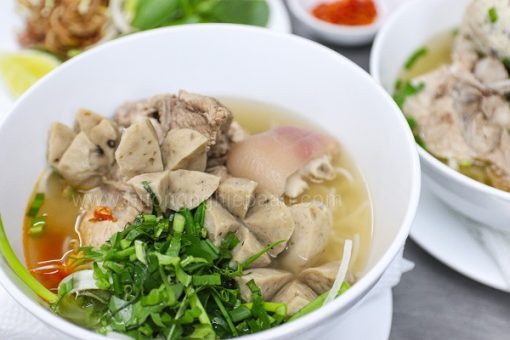 dạy làm bún bò viên