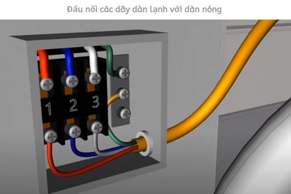 cách đấu dây điện điều hòa 2 chiều