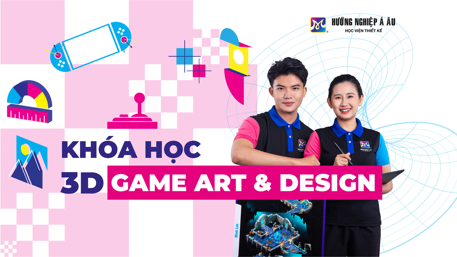 3d game design banner pc