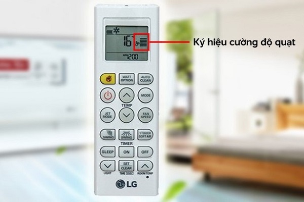 điều chỉnh cường độ quạt lg