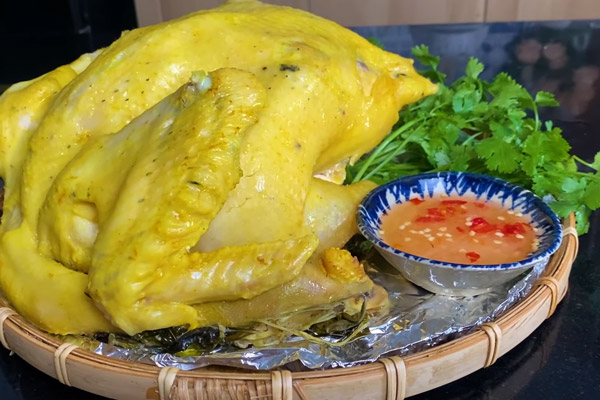 Làm muối chấm gà